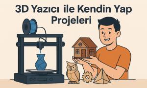 Üç boyutlu (3d yazıcı) ile kendin yap projeleri